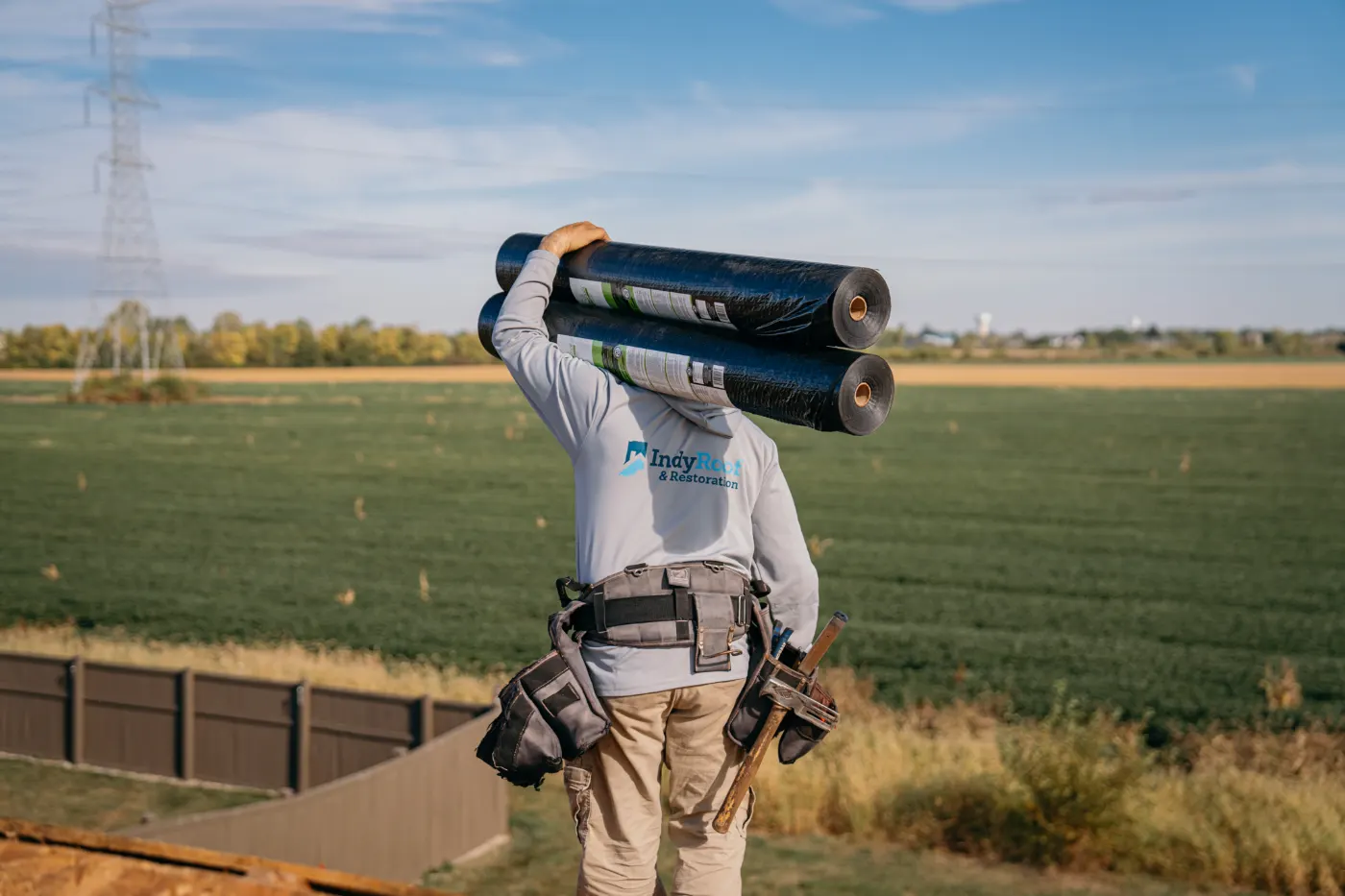 Commercial roof inspection documented in Bridlewood